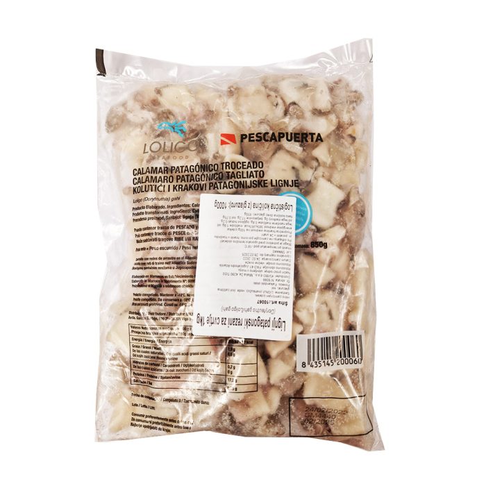 Lignji rezani za cvrtje, patagonski, 1 kg, zm.