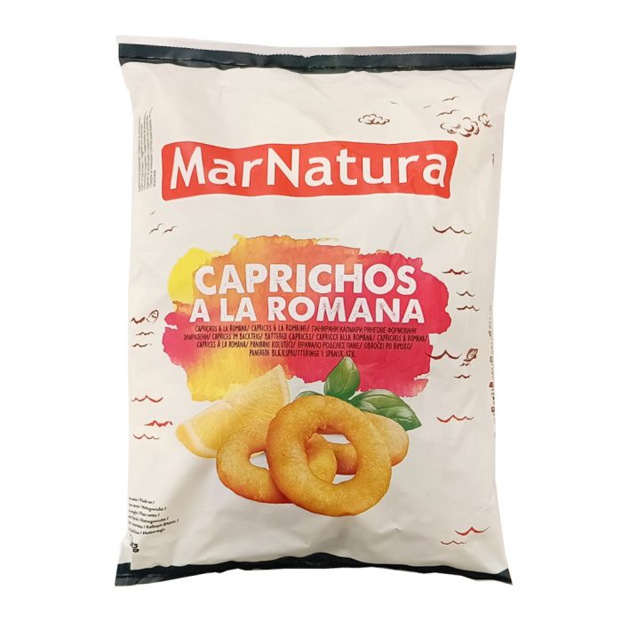 Panirani obročki lignjev a la romana, 1 kg, zm.