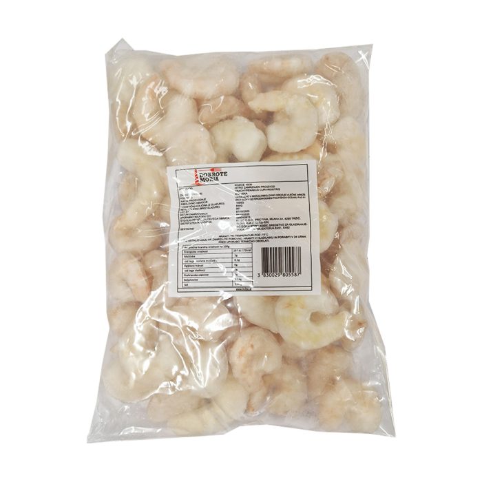 Kozice gamberi, oluščeni, 10/30 veliki, Dobrote morja, 1 kg, zm.