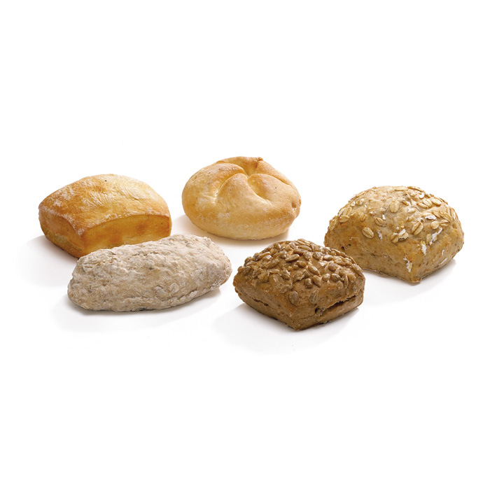 Mini žemljice 5 mix, 200 x 35 g, zm.