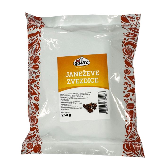 Janeževe zvezdice, TopGastro, 250 g
