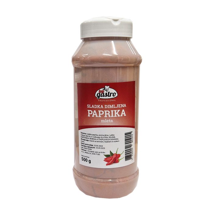 Sladka dimljena paprika v prahu, 500 g