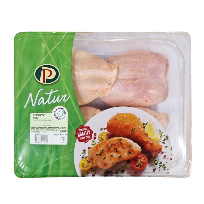 Piščančja prsa s kožo in kostjo, SLO, 2,5 kg, sveža