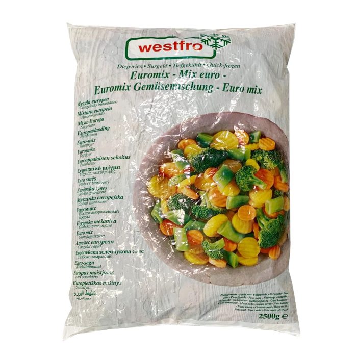 Mešanica zelenjave Euro, 2,5 kg, zm.