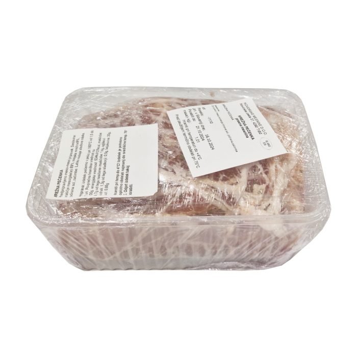 Mrežna pečenka iz svinjskega stegna, sveža