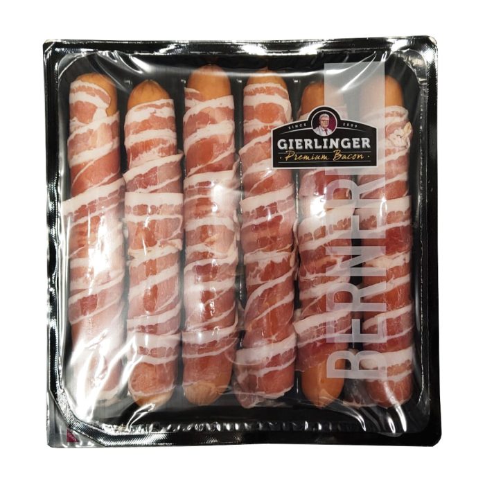 Bernske klobase s sirom in slanino, 6 x 80 g, zm.