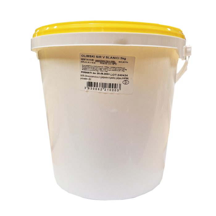 Sir za žar, v slanici, Olimski, 5 kg