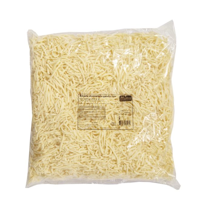 Riban sir iz pravih sirov (mozzarella, gauda), 2 kg