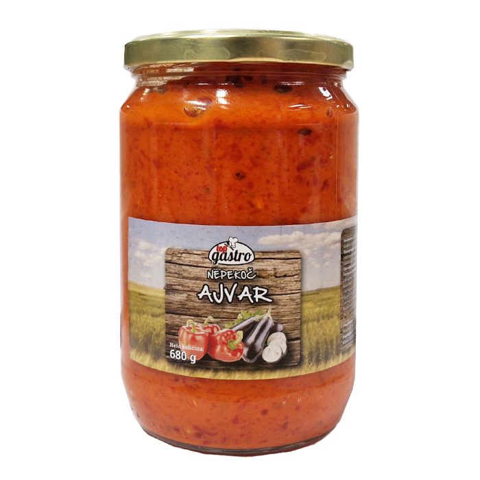 Ajvar nepekoč, TopGastro, 720 ml