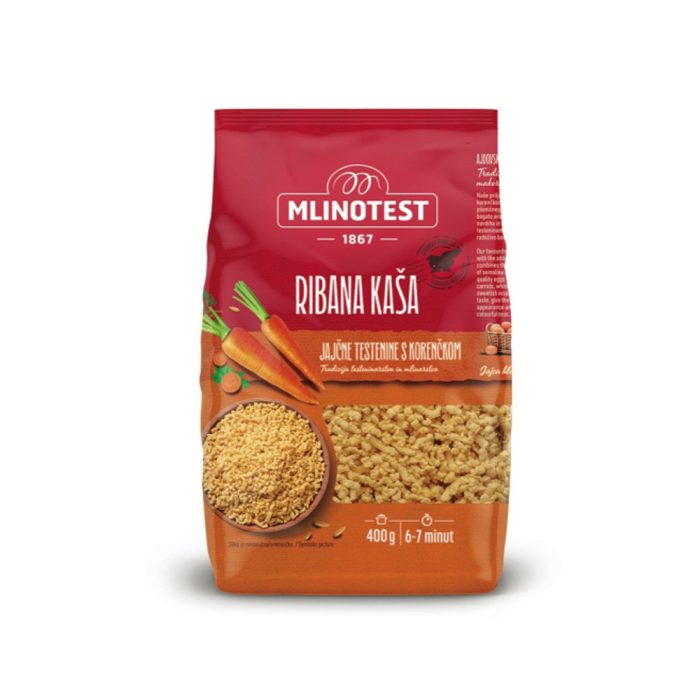 Ribana kaša s korenčkom, Mlinotest, 400 g