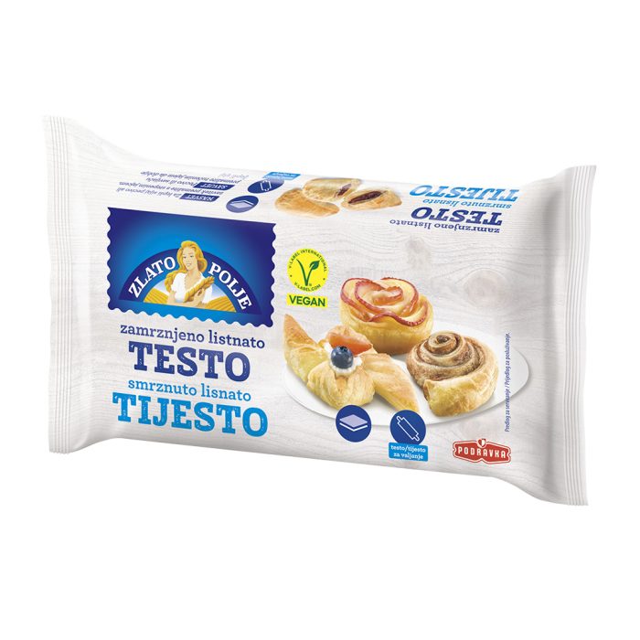 Testo listnatno, 500 g, zm.