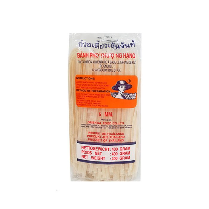 Riževi rezanci 5mm, 400 g