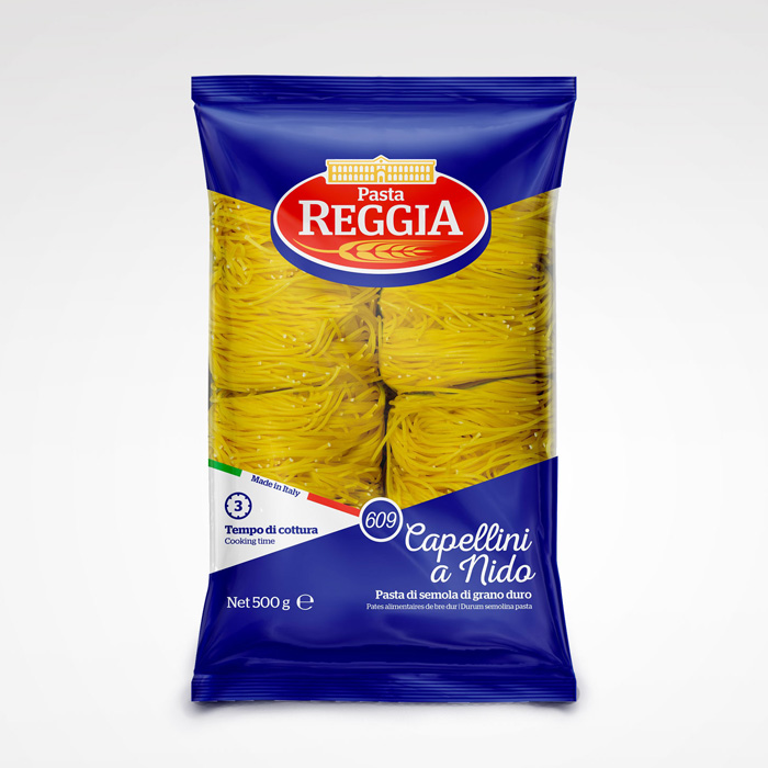 Testenine jušni rezanci (capellini), Reggia, 500 g