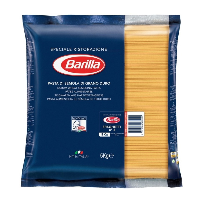 Testenine špageti - spaghetti no.5 Barilla, 5 kg
