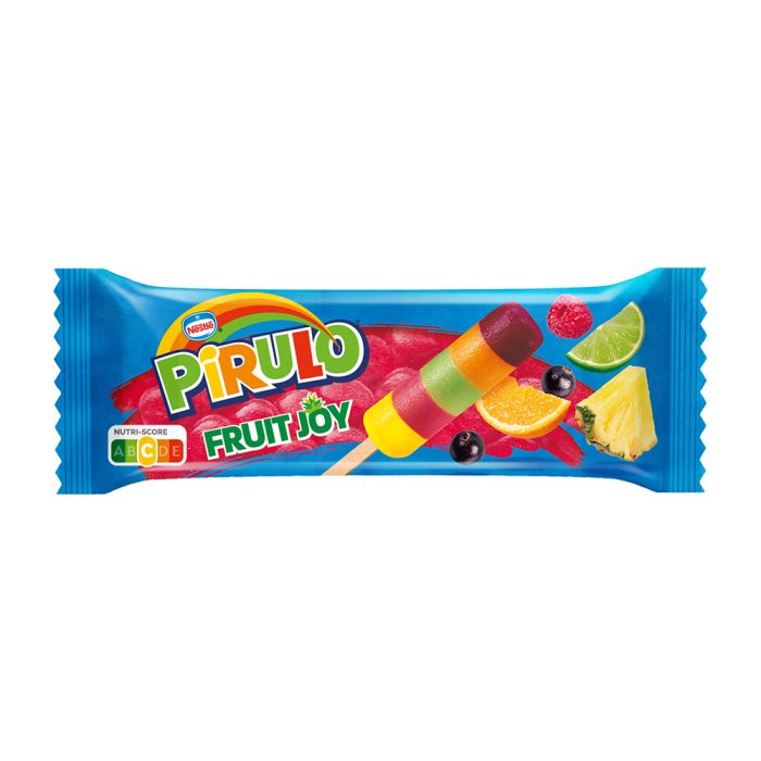 Sladoled vodenka Fruit Joy Pirulo, 24 x 65 ml