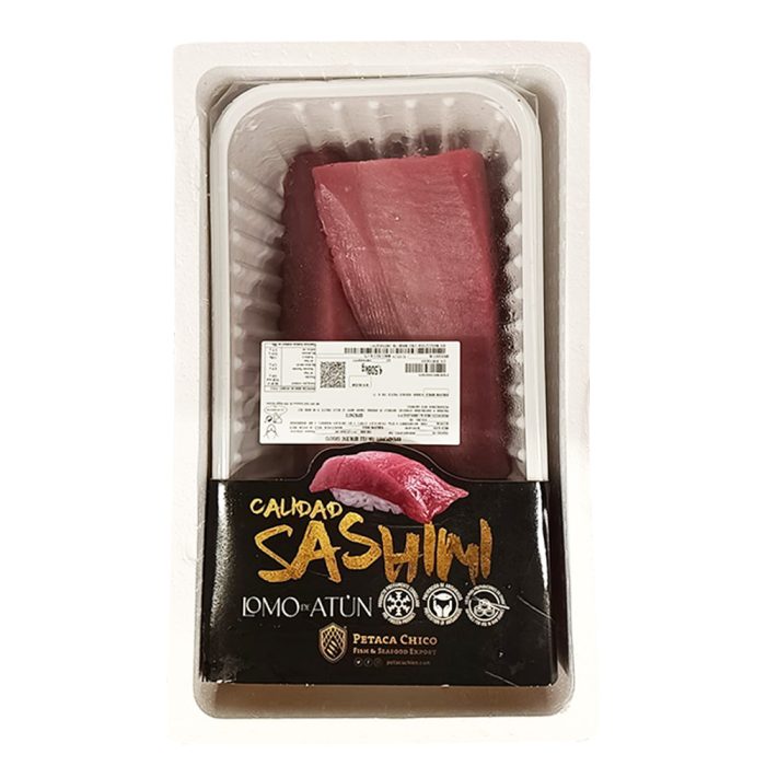 Tuna odtaljena rumenoplavuta file sashimi, MAP, 5 kg