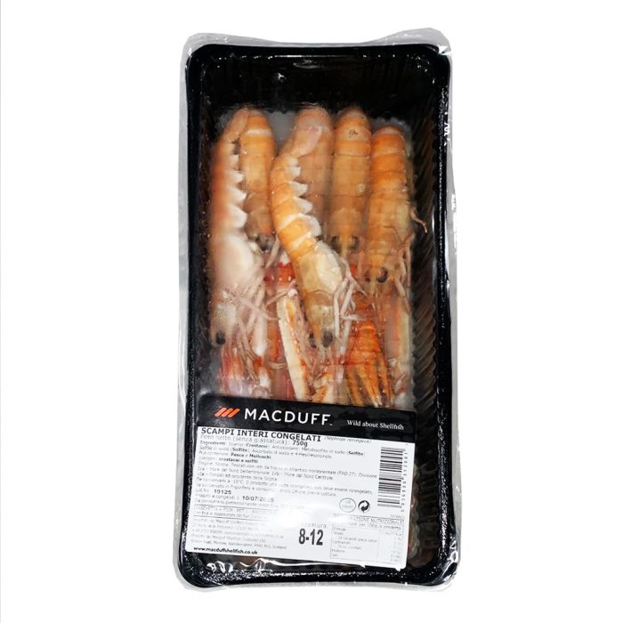 Škampi 08-12 kos, Macduff, 1 kg, zm.