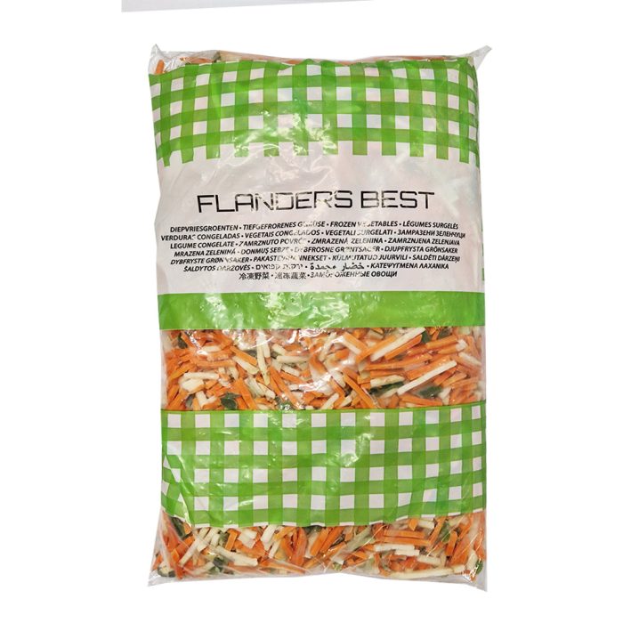 Mešanica zelenjave Julienne (rezanci), 2,5 kg, zm.