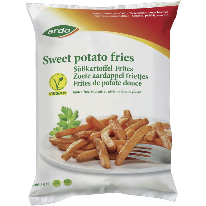 Pomfri French fries sladki krompir 11×11 mm , Ardo, zm.