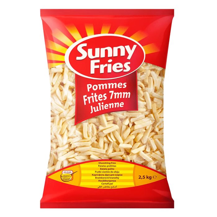 Pomfri French fries 7×7 mm Julienne, zm.