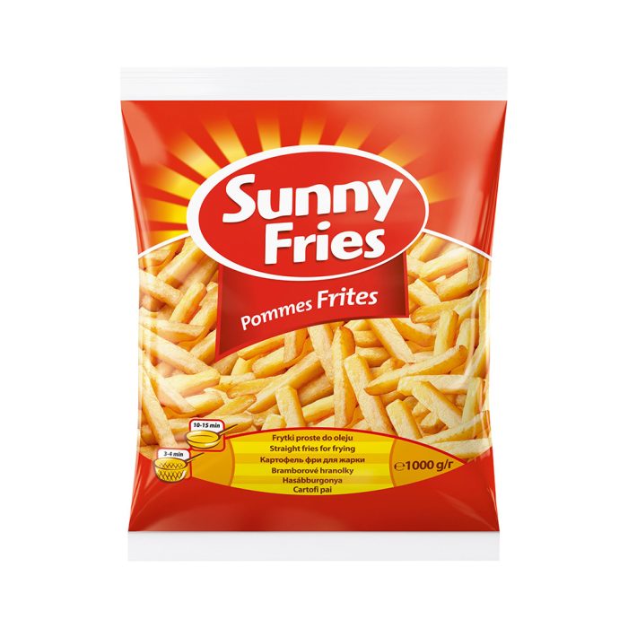 Pomfri French fries 11×11 mm, Sunny Fries, 1 kg, zm.