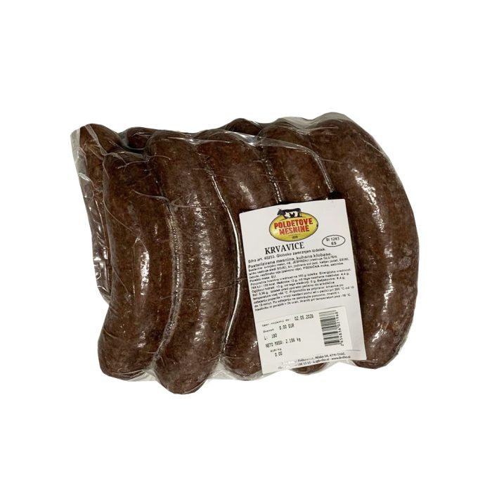 Krvavice, Poldetove mesnine, zm.