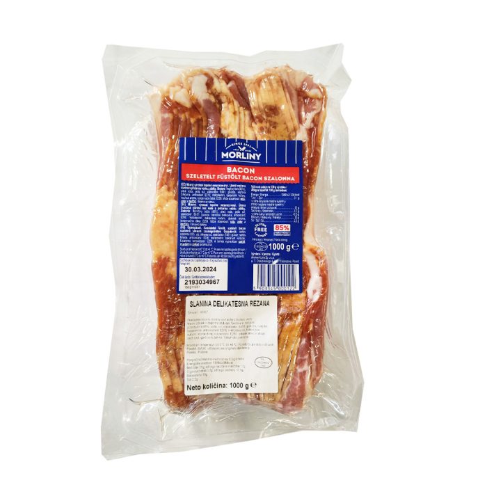Slanina delikatesna narezek, 1 kg, zm.