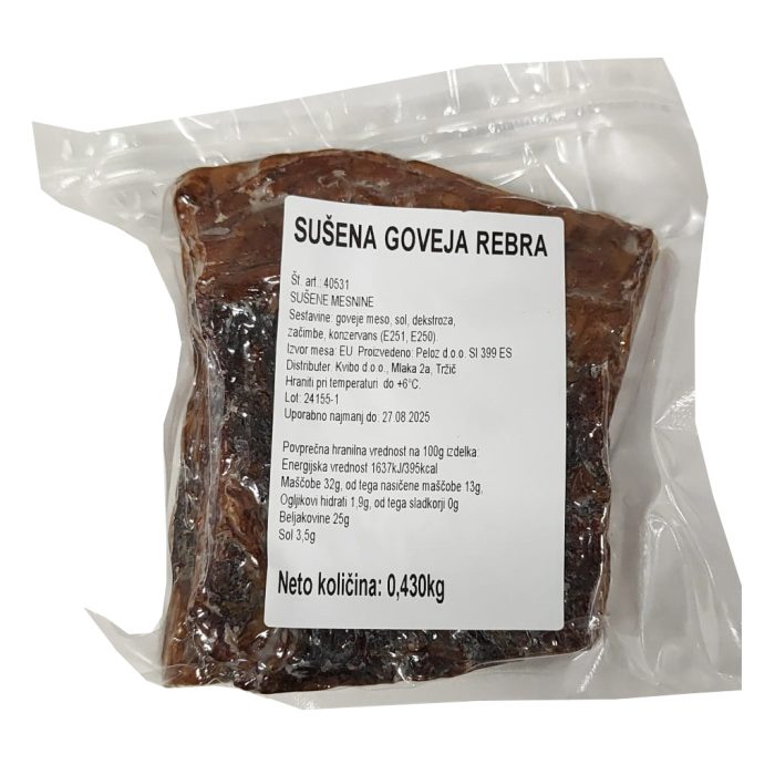 Rebra goveja suha brez kosti