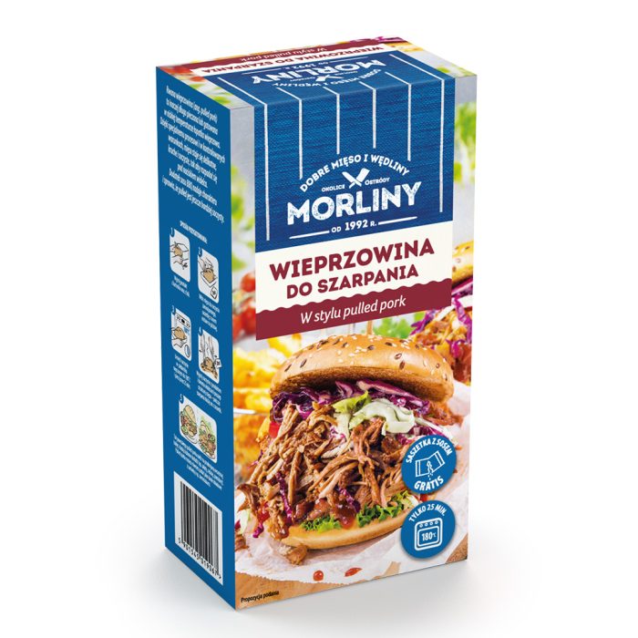 Pulled pork natrgana svinjina, 550 g, zm.