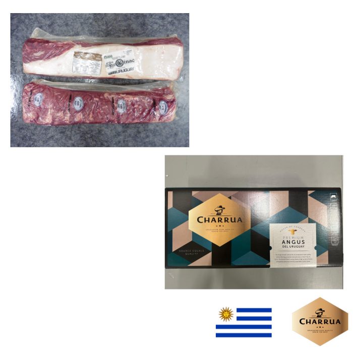 Goveji Striploin Angus brez verige Urugvaj, Charrua, svež