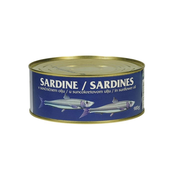 Sardine v sončničnem olju, 900 g