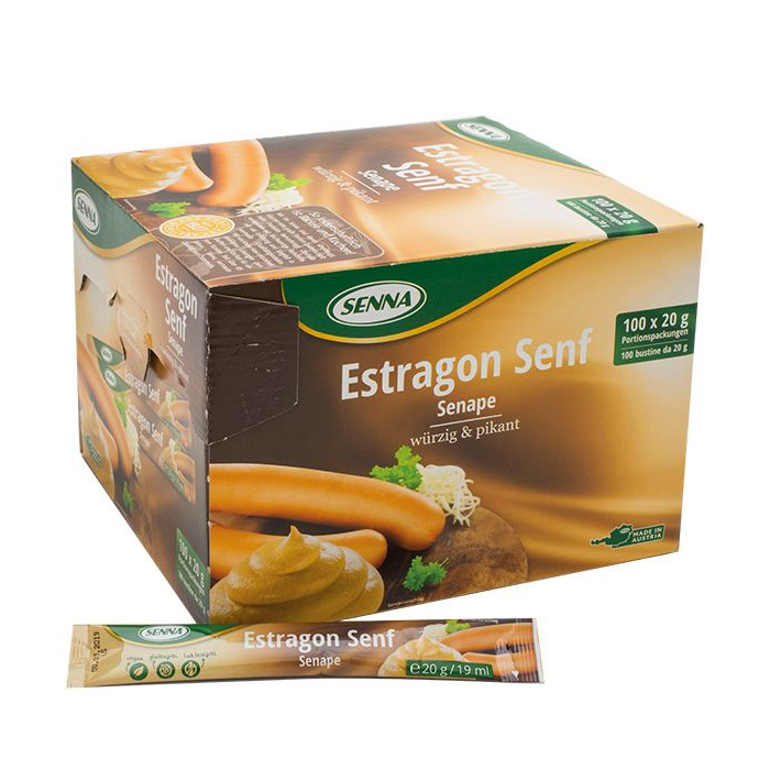 Gorčica, porcijska, Senna, 100 x 20 g