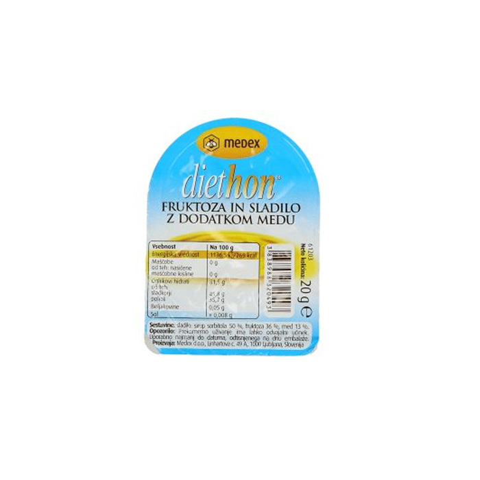 Namaz z medom, Diethon Medex, 80 x 20 g