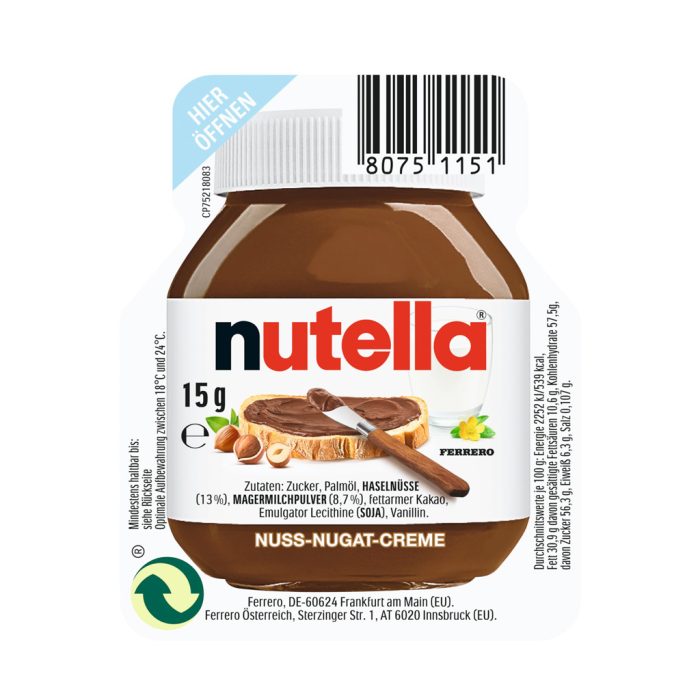 Namaz kremni, Nutella, 120 x 15 g
