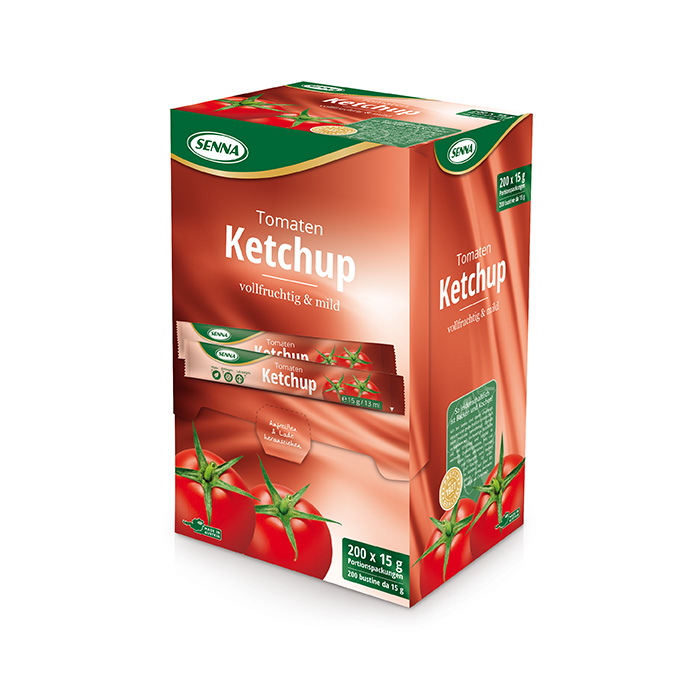 Ketchup porcijski, Senna, 200 x 15 g