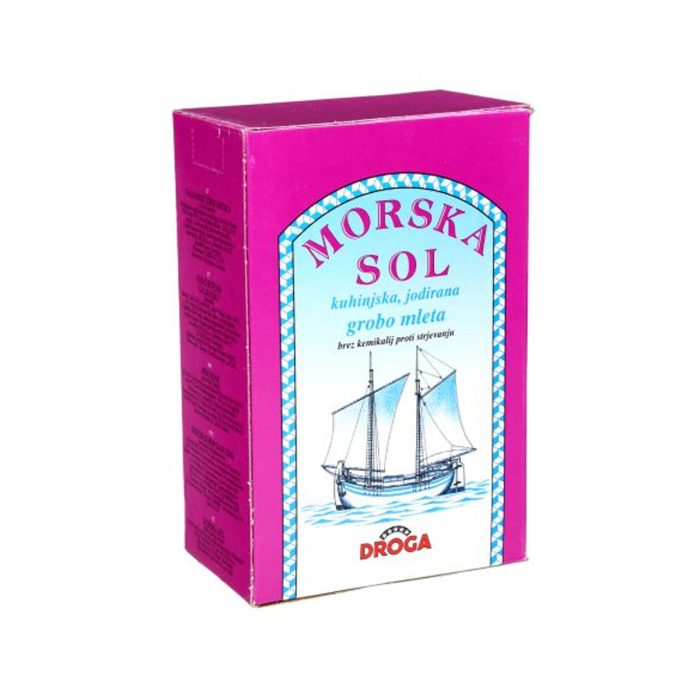 Morska sol groba jodirana jedilna, Droga