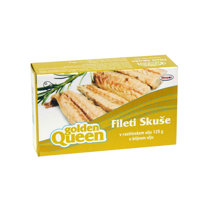 Fileti skuše v rastlinskem olju