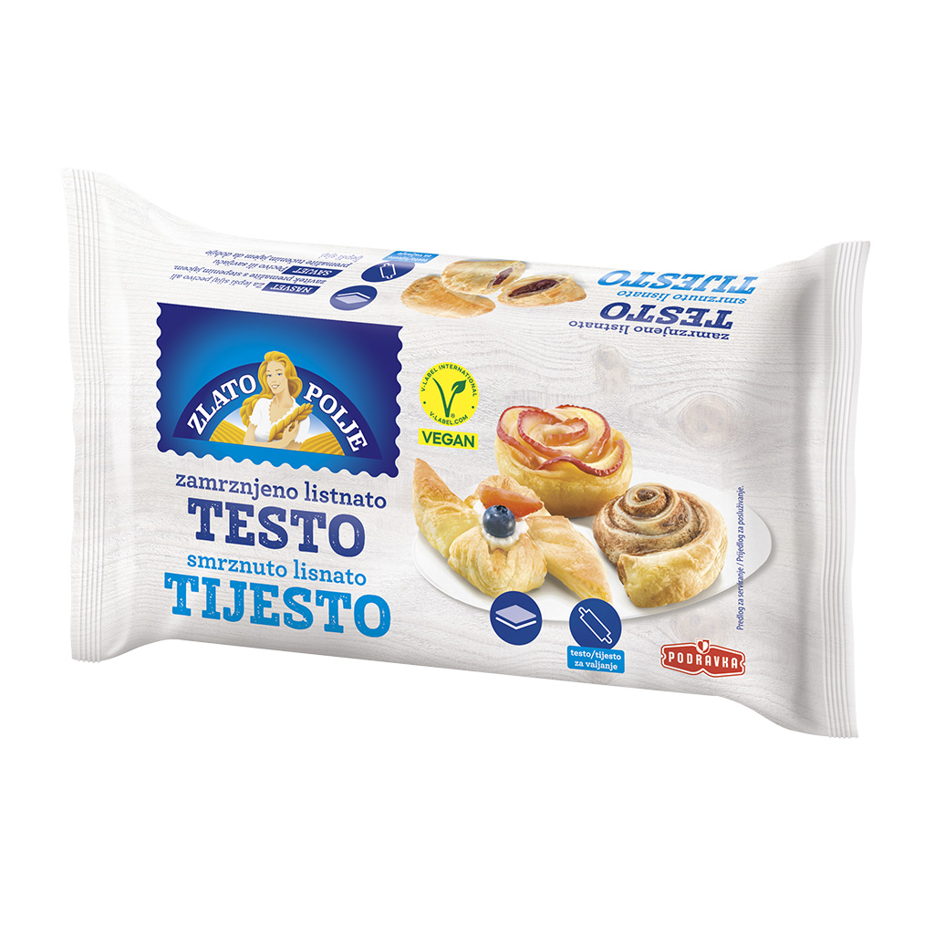 Testo listnatno, 500 g, zm.