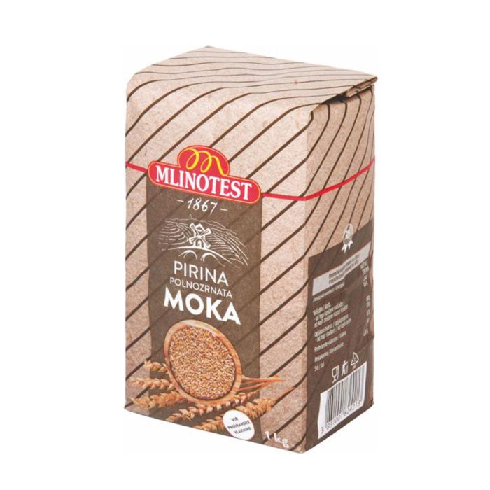 Pirina polnozrnata moka, Mlinotest, 1 kg