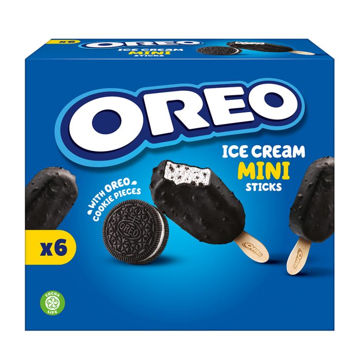 Sladoled na palčki mini, Oreo, 8 x 6 x 50 ml