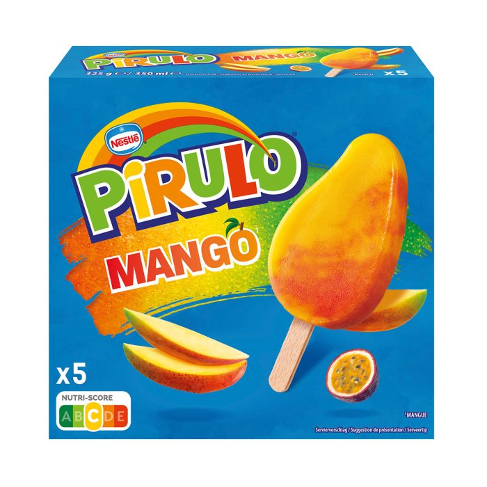 Sladoled Pirulo Mango vodenka, Nestle
