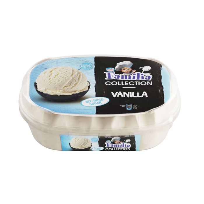 Sladoledna banjica brez dodanega sladkorja, Familia Nestle