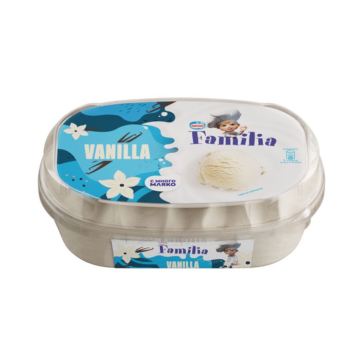Sladoledna banjica vanilija, Familia Nestle